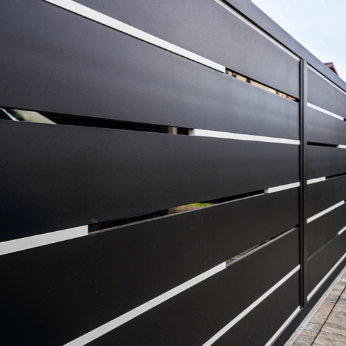 Clôture en aluminium - RAL 9005