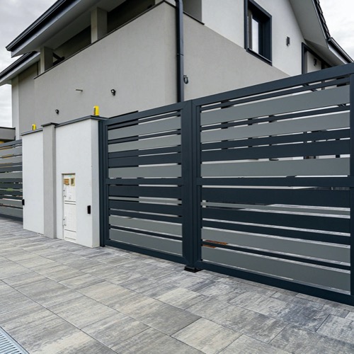 Clôture en aluminium - RAL 7016/7005