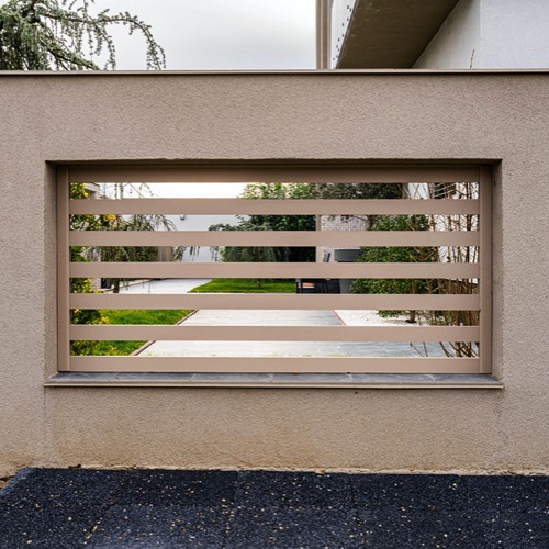 Clôture en aluminium - RAL 1019