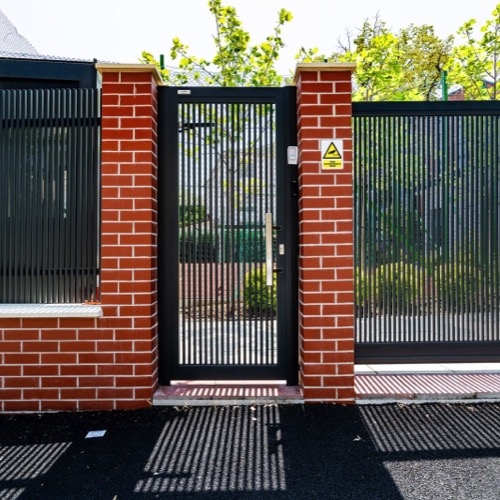 Clôture en aluminium - RAL 7016