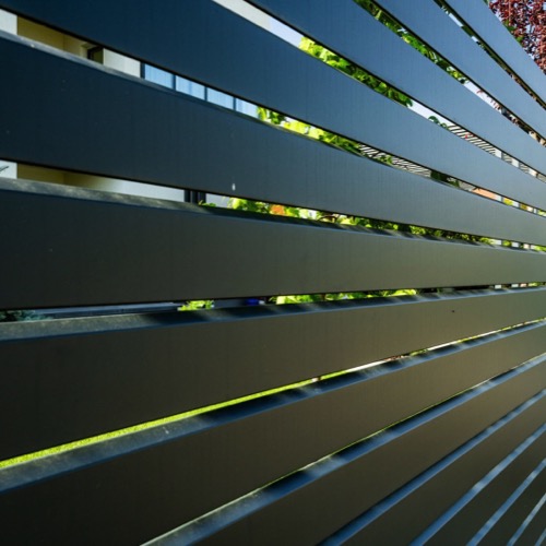 Clôture en aluminium - RAL 7016