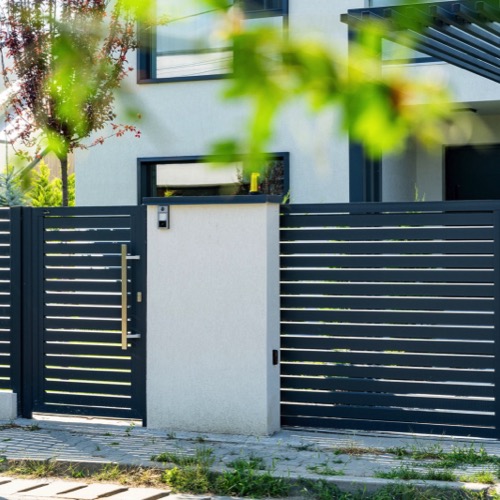 Clôture en aluminium - RAL 7016
