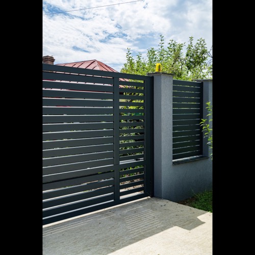 Clôture en aluminium - RAL 7016