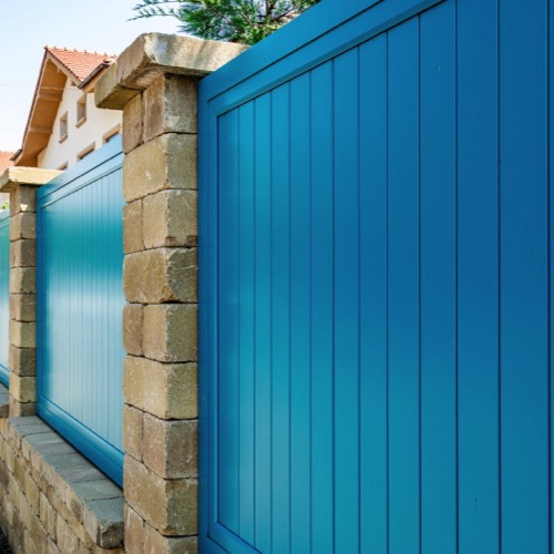 Clôture en aluminium - RAL 5021
