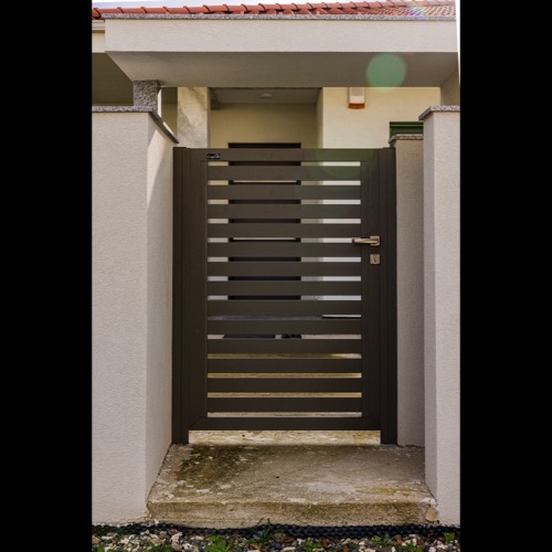 Clôture en aluminium - RAL 7039