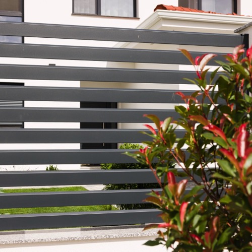 Clôture en aluminium - RAL 7016