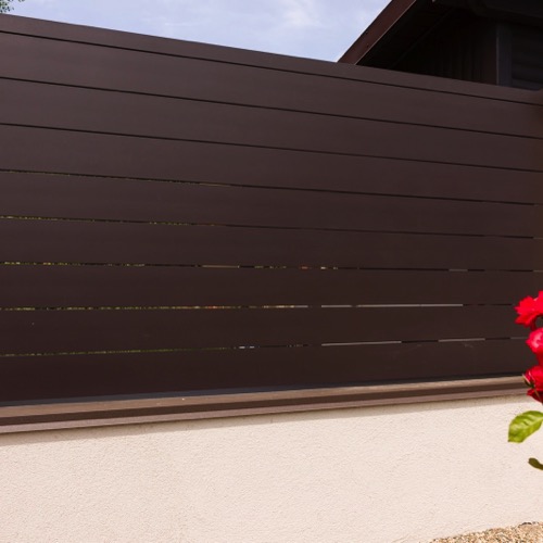 Clôture en aluminium - RAL 8019