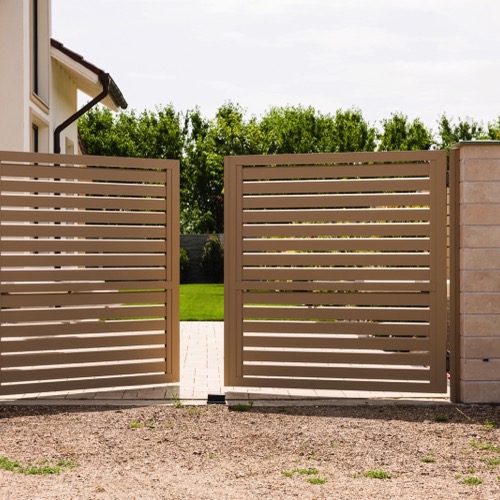 Clôture en aluminium - RAL 1019