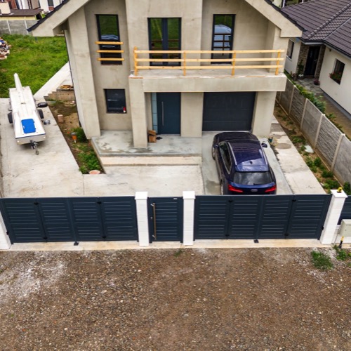 Clôture en aluminium - RAL 7016
