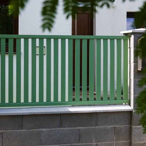 Clôture en aluminium - RAL 6021