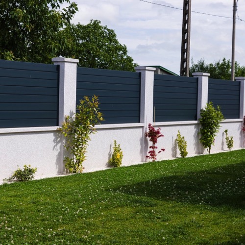 Clôture en aluminium - RAL 7016