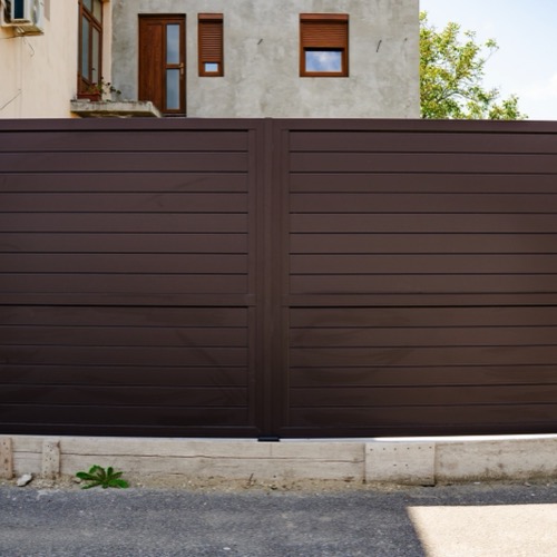 Clôture en aluminium - RAL 8019